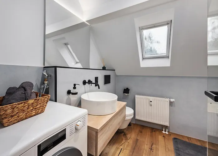 Edler Wohnraum Modernes Vorstadtstudio Mit Emma-bett, Garten & Kaffeevollautomat Apartment *